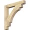 Ekena Millwork Merced Block Rough Sawn Bracket, Douglas Fir, 4"W x 32"D x 32"H BKT04X32X32MRC05RDF - alternate 1